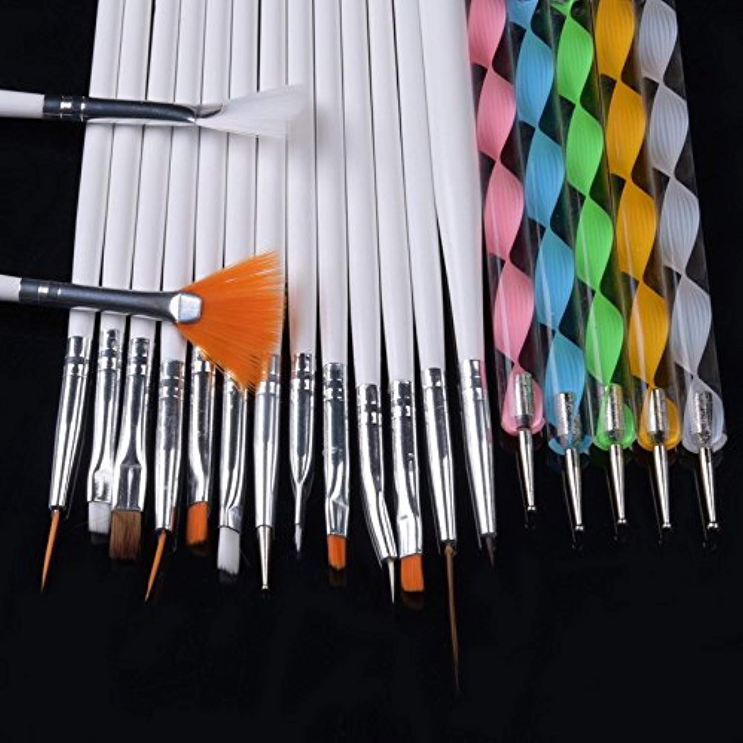 Dotting Painting & Brush Pen Tools (20pcs)-JAYDEN- Nail Supply American Gel Polish - Phuong Ni