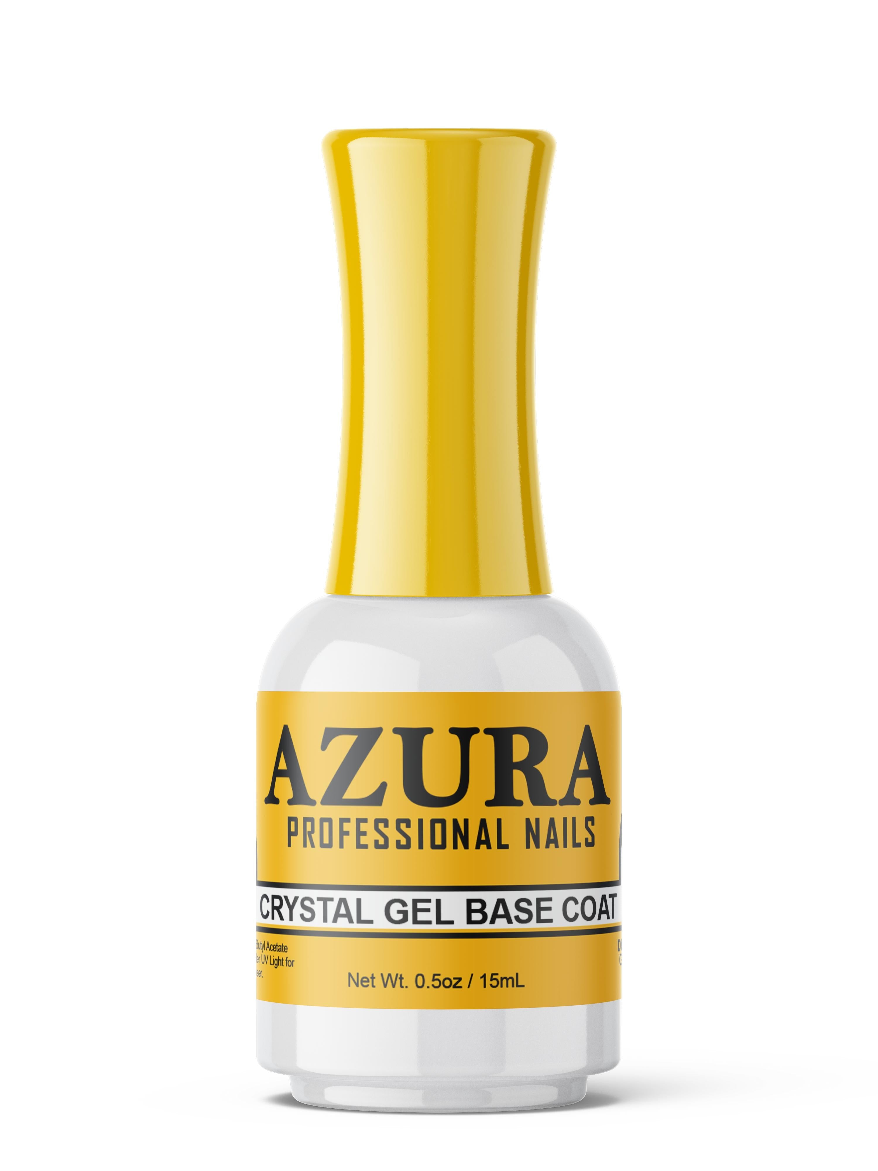 (EXCLUSIVE DEALS) AZURA Ultimate Base & Top Gel Duo for Nails - Long-Lasting, High-Gloss Manicure-AZURA-Base Gel (1pc)- Nail Supply American Gel Polish - Phuong Ni