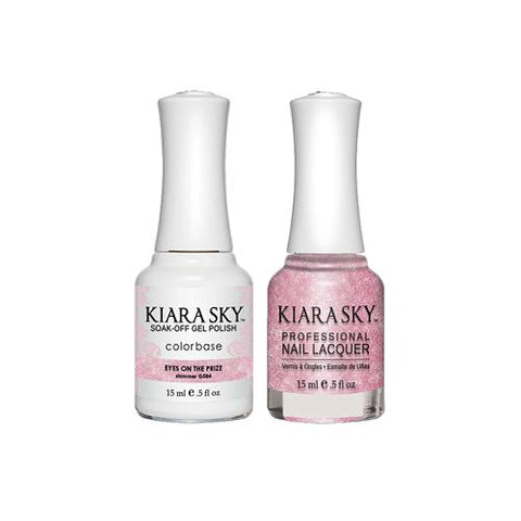 Kiara Sky Gel + Polish Duo - EYE ON THE PRIZE #584-simple-Nails Deal & Beauty Supply- Nail Supply American Gel Polish - Phuong Ni