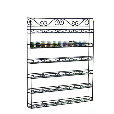 Metal Nail Polish Wall Rack (60 Jars or 120 Bottles)-Polish Rack-AZURA- Nail Supply American Gel Polish - Phuong Ni