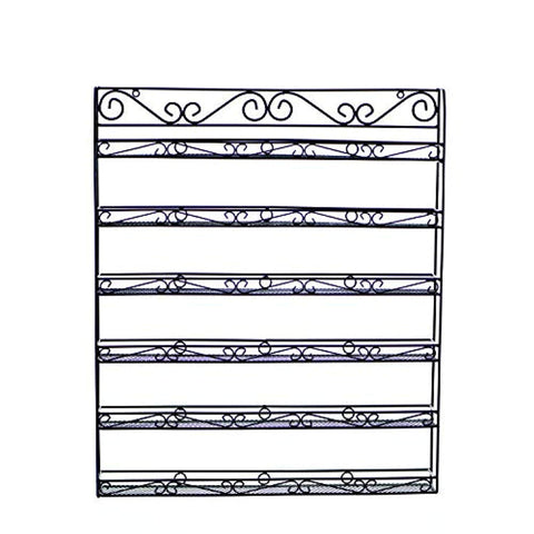 Nail Polish Display 6Tire Wall Rack Metal Organizer Shelf Holder Up To  120Bottle | eBay