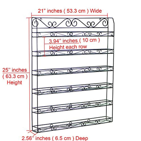 Metal Nail Polish Wall Rack (60 Jars or 120 Bottles)-Polish Rack-AZURA- Nail Supply American Gel Polish - Phuong Ni