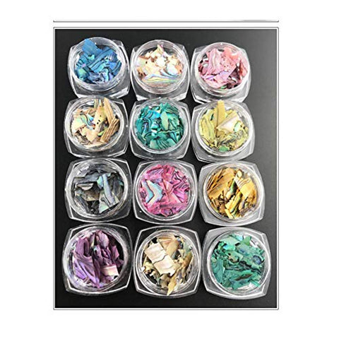 Nail Art Decals Texture Nails Sticker 3D (12 Colors/Set)-JAYDEN- Nail Supply American Gel Polish - Phuong Ni