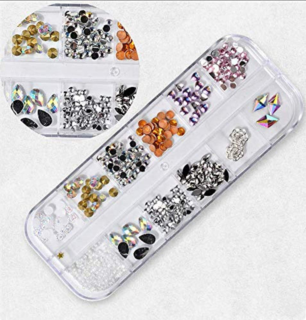 Nail Art Flakes Nail Rhinestones 3D-JAYDEN- Nail Supply American Gel Polish - Phuong Ni