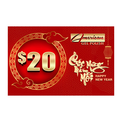 New Year Lucky Money CA$H CARD - $20 - FREE FOR ALL-Nails Deal & Beauty Supply- Nail Supply American Gel Polish - Phuong Ni