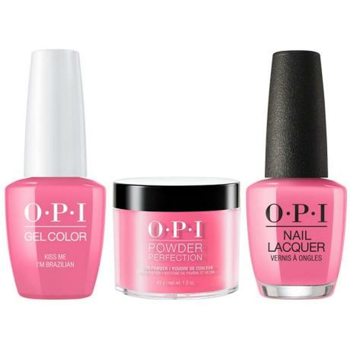 OPI 3IN1 - A68 - KISS ME I'M BRAZILIAN (Gel, Lacquer, Dip Powder)-OPI 3IN1-OPI- Nail Supply American Gel Polish - Phuong Ni
