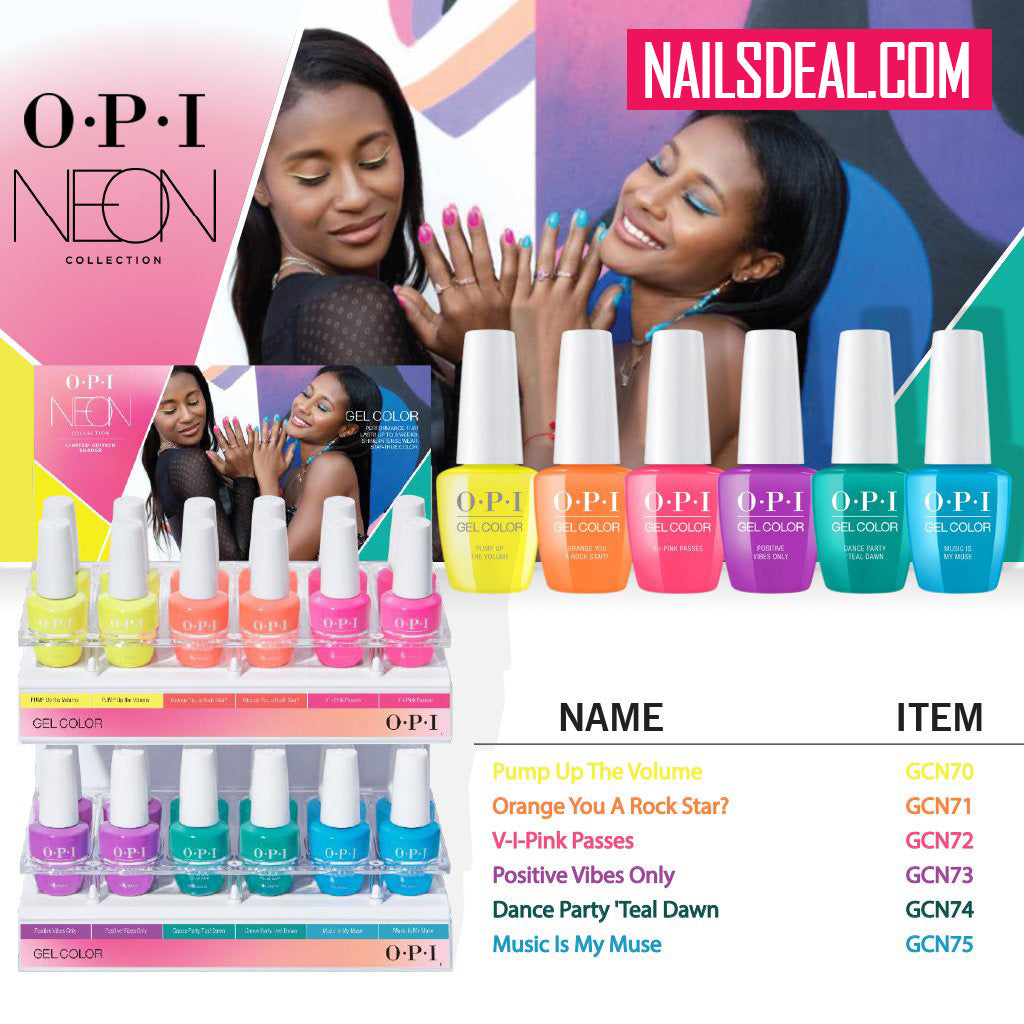OPI Gel - OPI Gel Color - Neon Summer Collection 2019 (6 colors)-OPI Gel Color-OPI- Nail Supply American Gel Polish - Phuong Ni