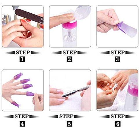 Remover Pad & Pump Dispenser Bottle for Soak Off Gel (1,000pcs pads)-JAYDEN- Nail Supply American Gel Polish - Phuong Ni