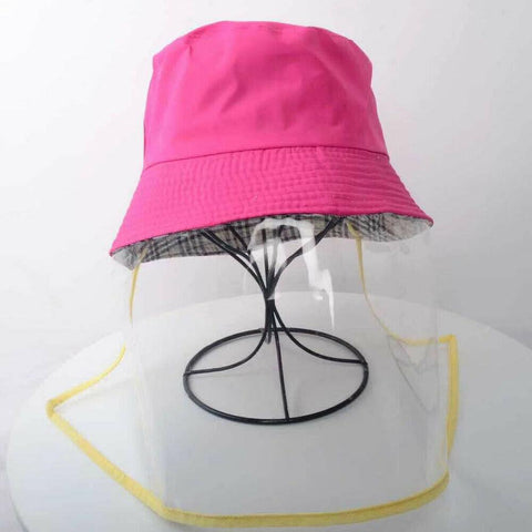 Unisex Protective Outdoor Fisherman Hats (Black, Pink, Red, Yellow)-hats-OTHER-Pink- Nail Supply American Gel Polish - Phuong Ni