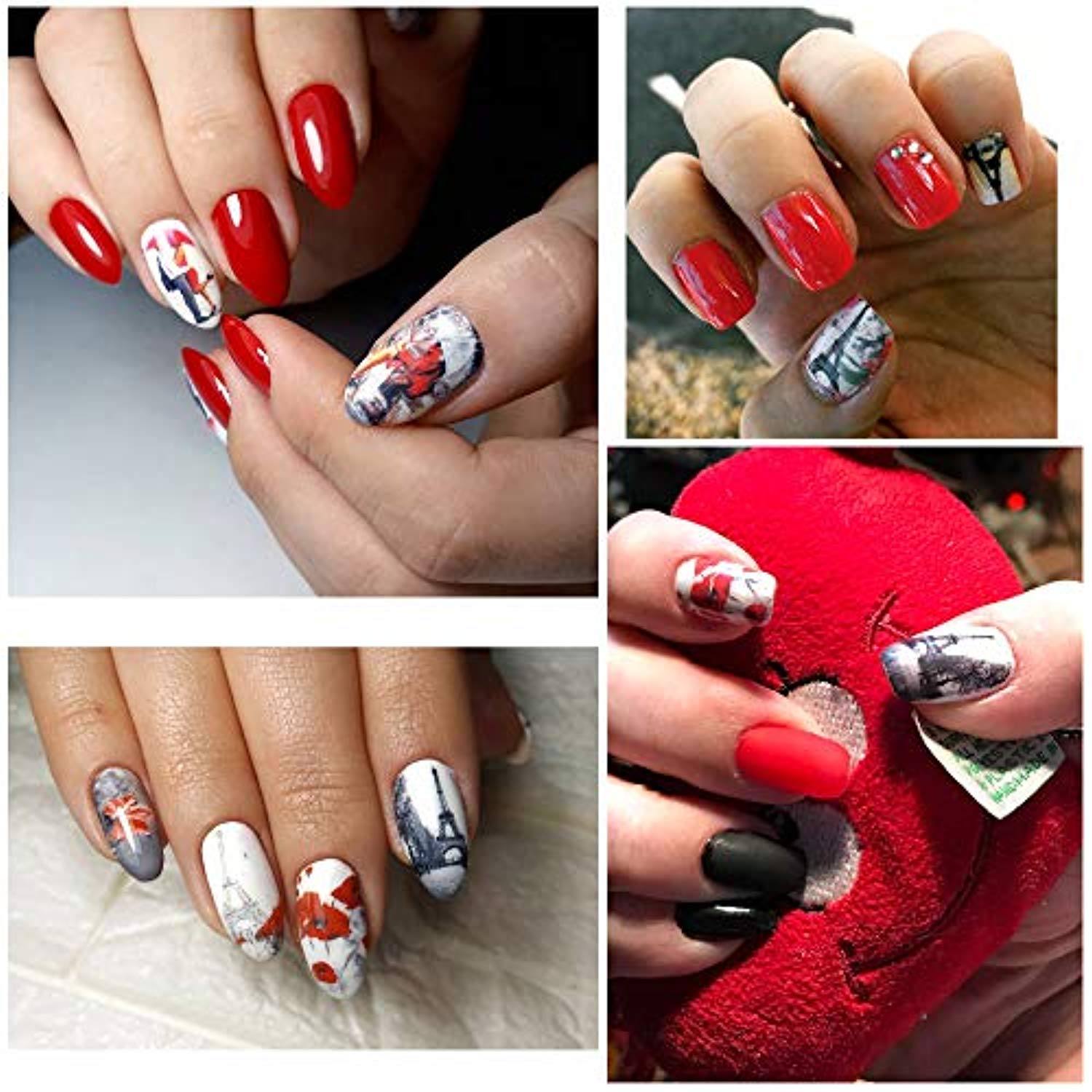 Valentines day Nails Hearts Nail Stickers