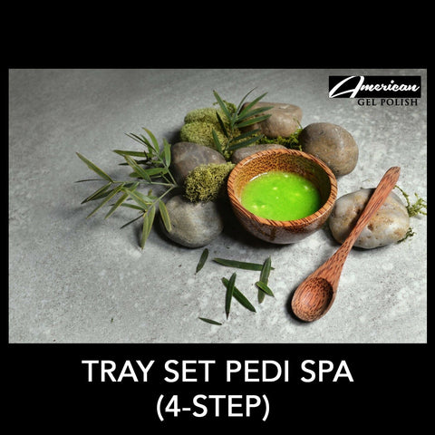 Wood Tray Set (4pcs) for Pedi Spa-accessories-Nails Deal & Beauty Supply- Nail Supply American Gel Polish - Phuong Ni