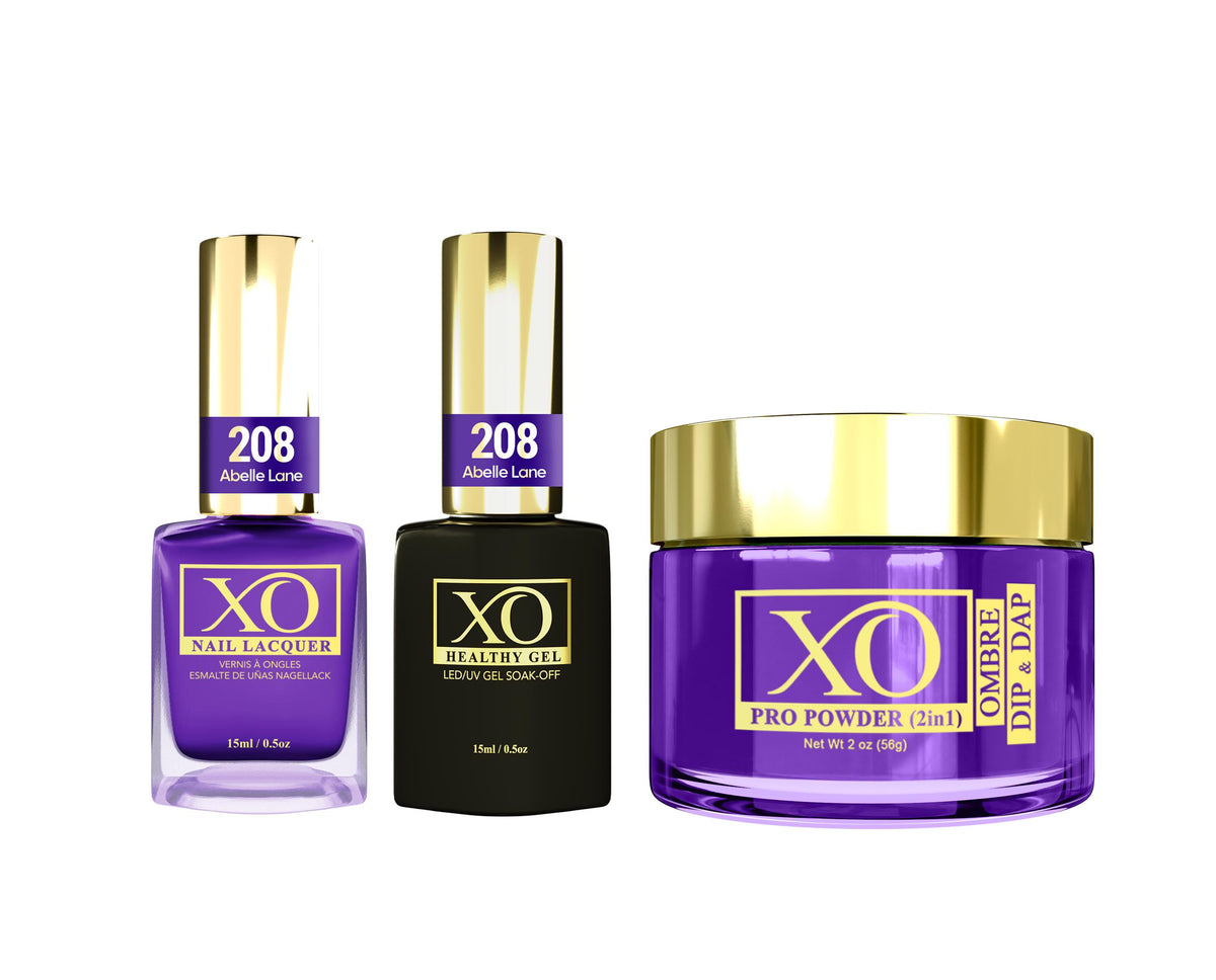 XO 4in1 (Acrylic & Dip, Gel & Lacquer) - Abelle Lane - 208-XO- Nail Supply American Gel Polish - Phuong Ni