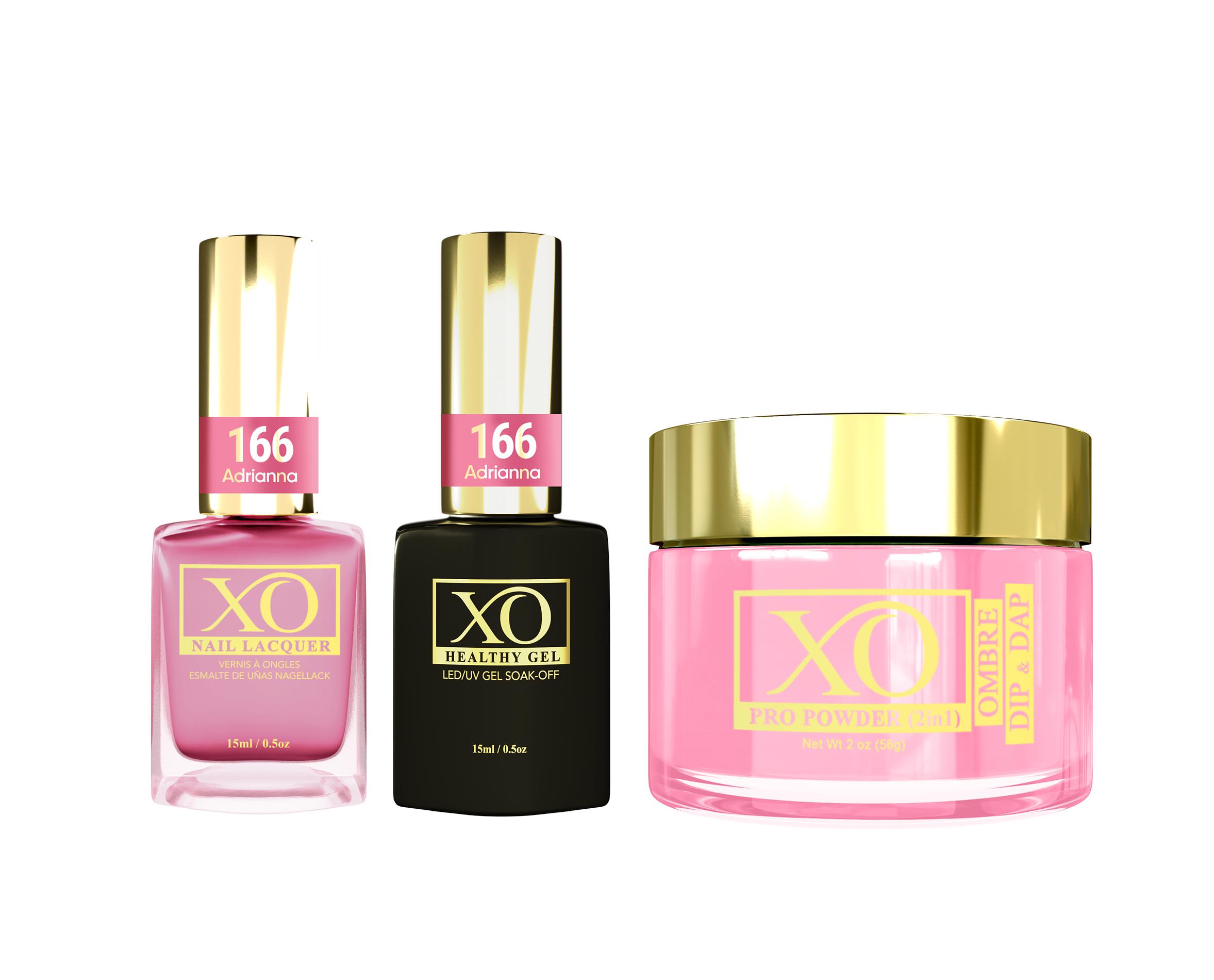 XO 4in1 (Acrylic & Dip, Gel & Lacquer) - Adrianna - 166-XO- Nail Supply American Gel Polish - Phuong Ni