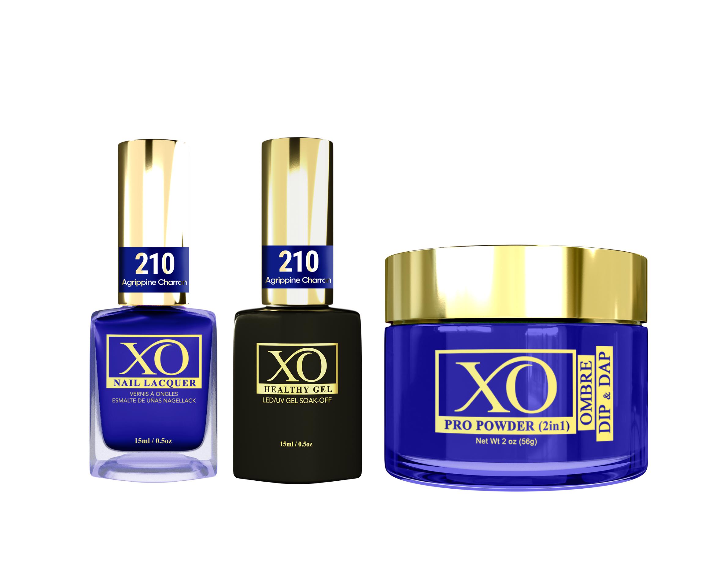 XO 4in1 (Acrylic & Dip, Gel & Lacquer) - Agrippine Charron - 210-XO- Nail Supply American Gel Polish - Phuong Ni