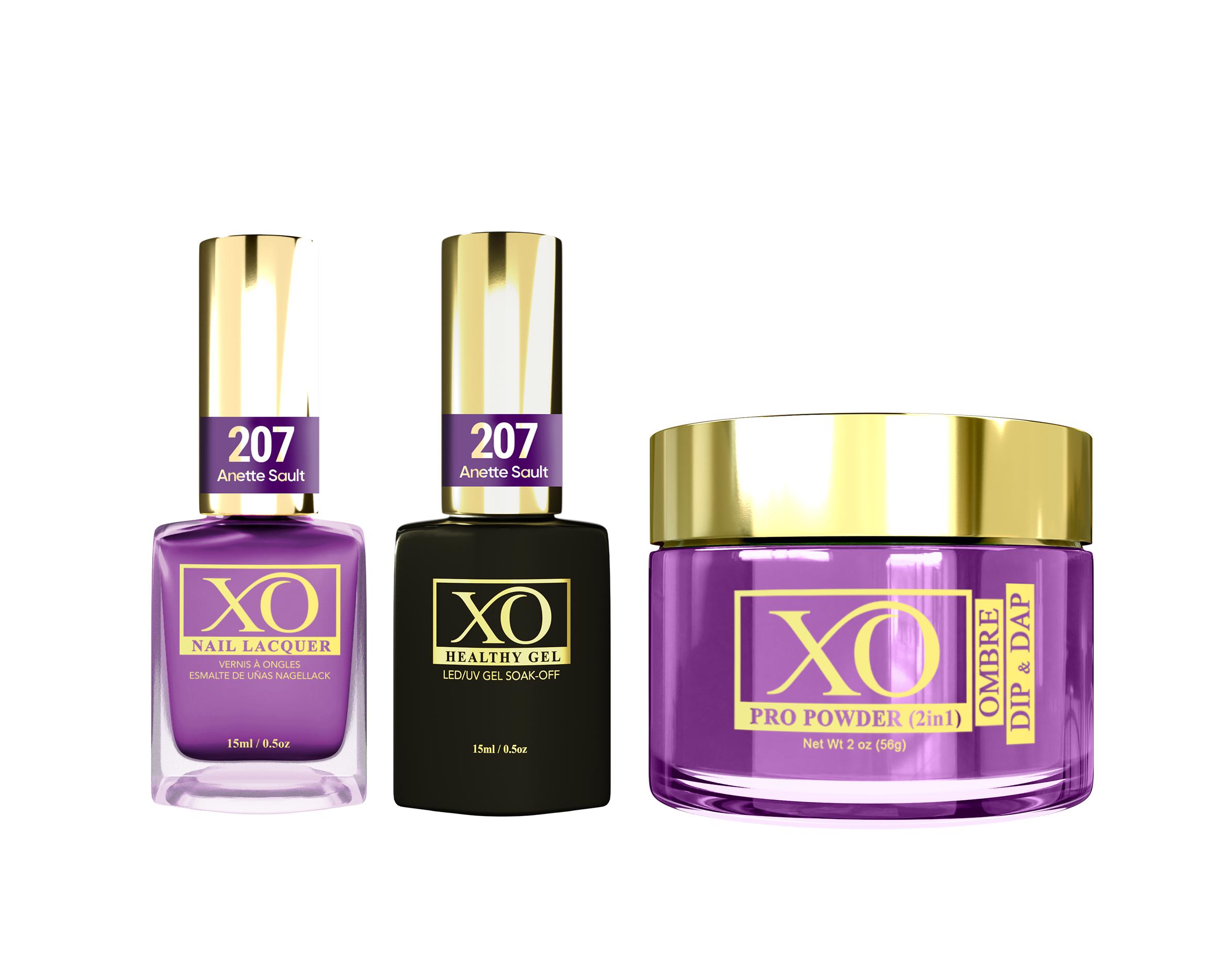 XO 4in1 (Acrylic & Dip, Gel & Lacquer) - Anette Sault - 207-XO- Nail Supply American Gel Polish - Phuong Ni