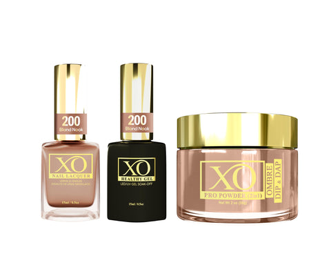 XO 4in1 (Acrylic & Dip, Gel & Lacquer) - Blond Nook - 200-XO- Nail Supply American Gel Polish - Phuong Ni