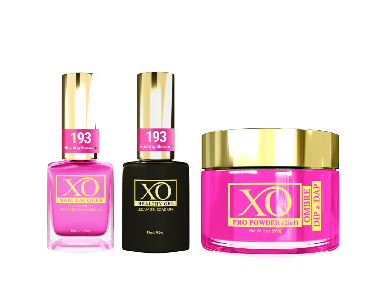XO 4in1 (Acrylic & Dip, Gel & Lacquer) - Blushing Blossom - 193-XO- Nail Supply American Gel Polish - Phuong Ni