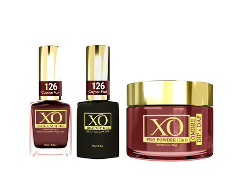 XO 4in1 (Acrylic & Dip, Gel & Lacquer) - Caynon Park - 126-XO- Nail Supply American Gel Polish - Phuong Ni