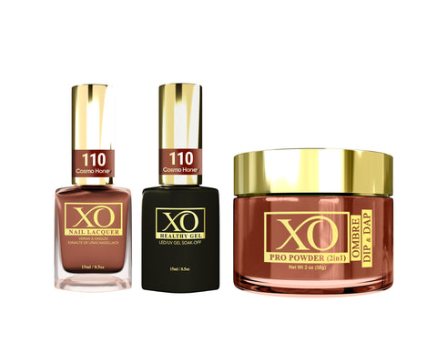 XO 4in1 (Acrylic & Dip, Gel & Lacquer) - Cosmo Honey - 110-XO- Nail Supply American Gel Polish - Phuong Ni