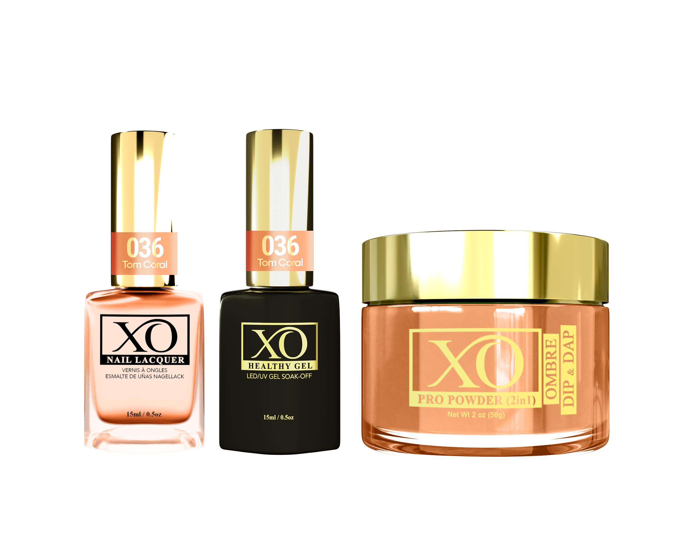 XO 4in1 (Acrylic & Dip, Gel & Lacquer) - Dear Love - 035-XO- Nail Supply American Gel Polish - Phuong Ni