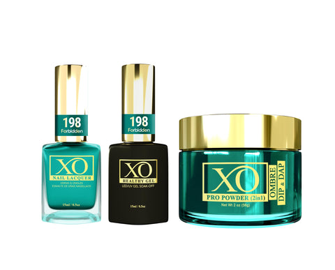 XO 4in1 (Acrylic & Dip, Gel & Lacquer) - Forbidden - 198-XO- Nail Supply American Gel Polish - Phuong Ni