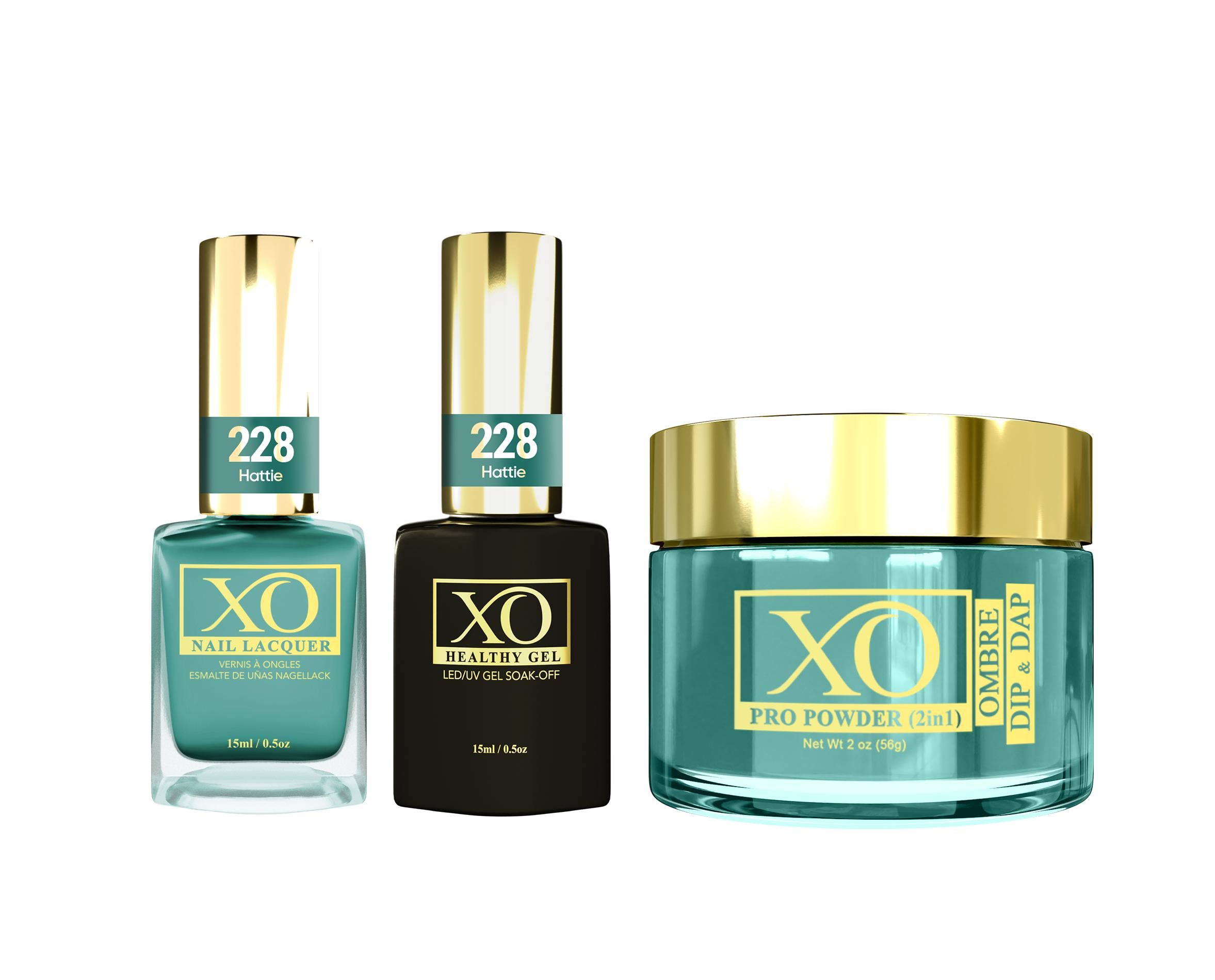 XO 4in1 (Acrylic & Dip, Gel & Lacquer) - Hattie - 228-XO- Nail Supply American Gel Polish - Phuong Ni