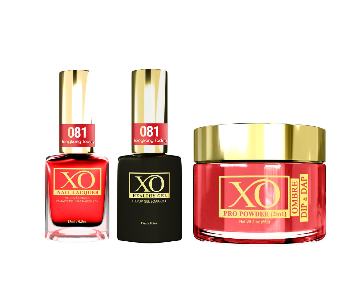 XO 4in1 (Acrylic & Dip, Gel & Lacquer) - Hongkong Today - 081-XO- Nail Supply American Gel Polish - Phuong Ni