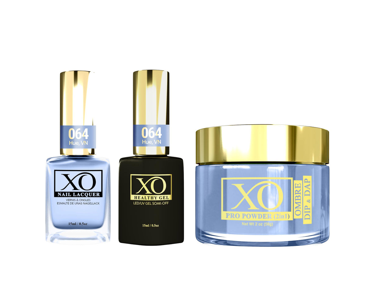 XO 4in1 (Acrylic & Dip, Gel & Lacquer) - Hue, VN - 064-XO- Nail Supply American Gel Polish - Phuong Ni