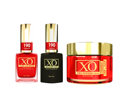 XO 4in1 (Acrylic & Dip, Gel & Lacquer) - Imperial - 190-XO- Nail Supply American Gel Polish - Phuong Ni