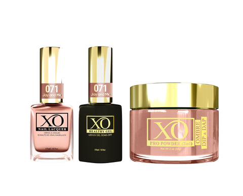 XO 4in1 (Acrylic & Dip, Gel & Lacquer) - Jay and Me - 071-XO- Nail Supply American Gel Polish - Phuong Ni