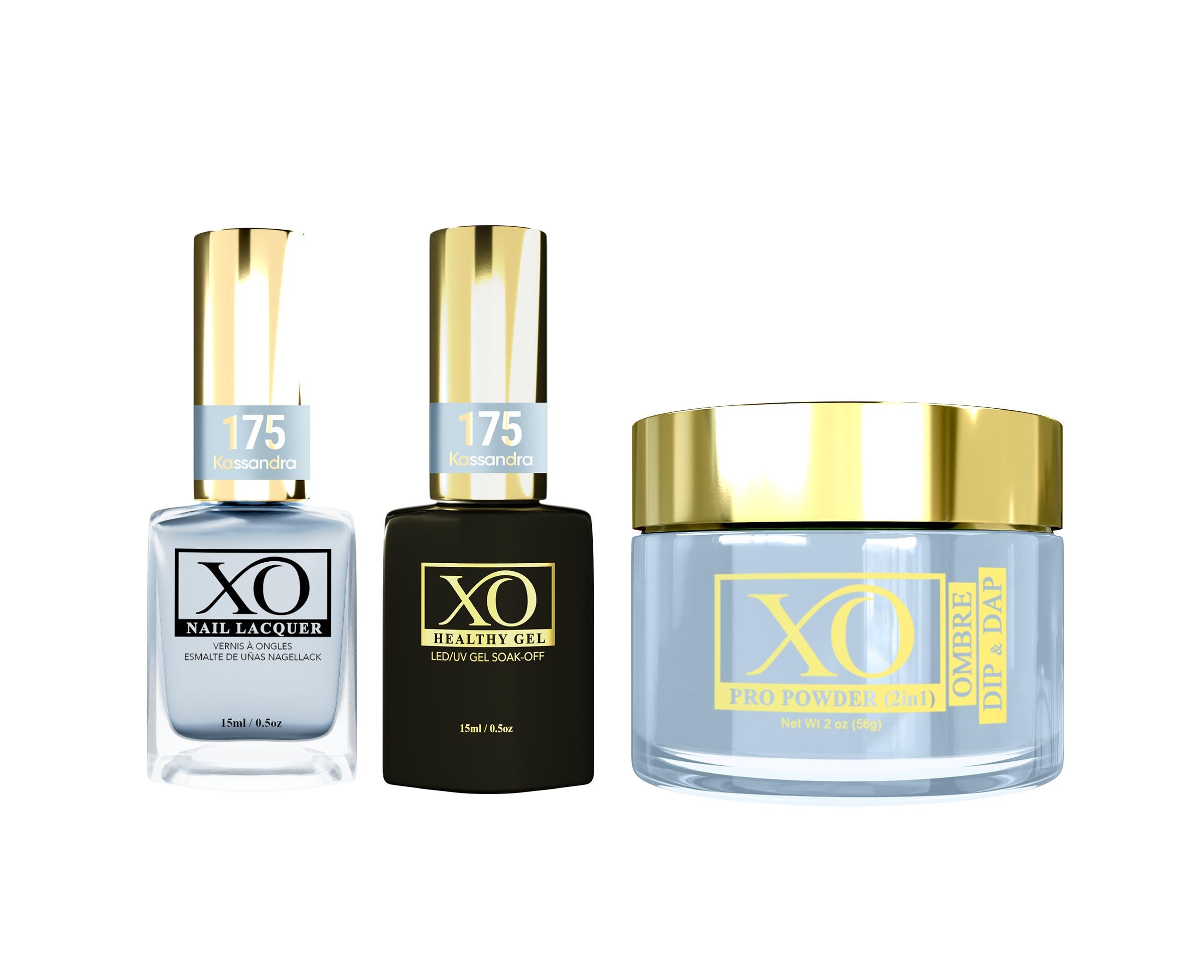 XO 4in1 (Acrylic & Dip, Gel & Lacquer) - Kassandra - 175-XO- Nail Supply American Gel Polish - Phuong Ni