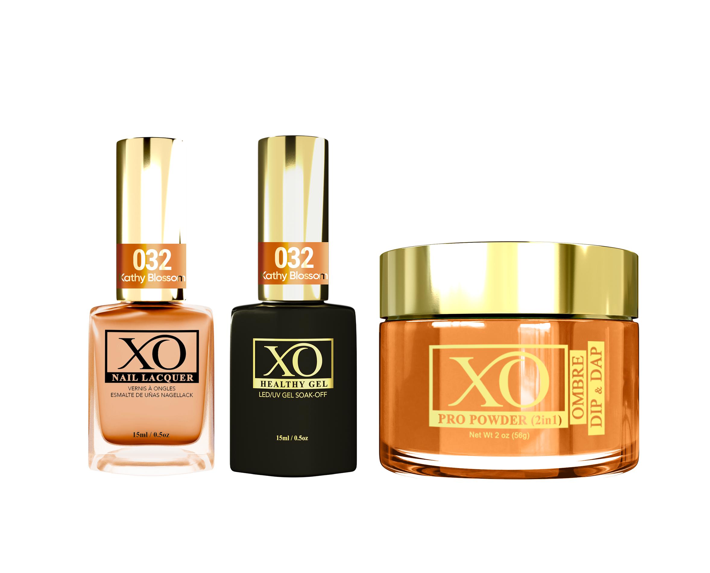 XO 4in1 (Acrylic & Dip, Gel & Lacquer) - Kathy Blossom - 032-XO- Nail Supply American Gel Polish - Phuong Ni