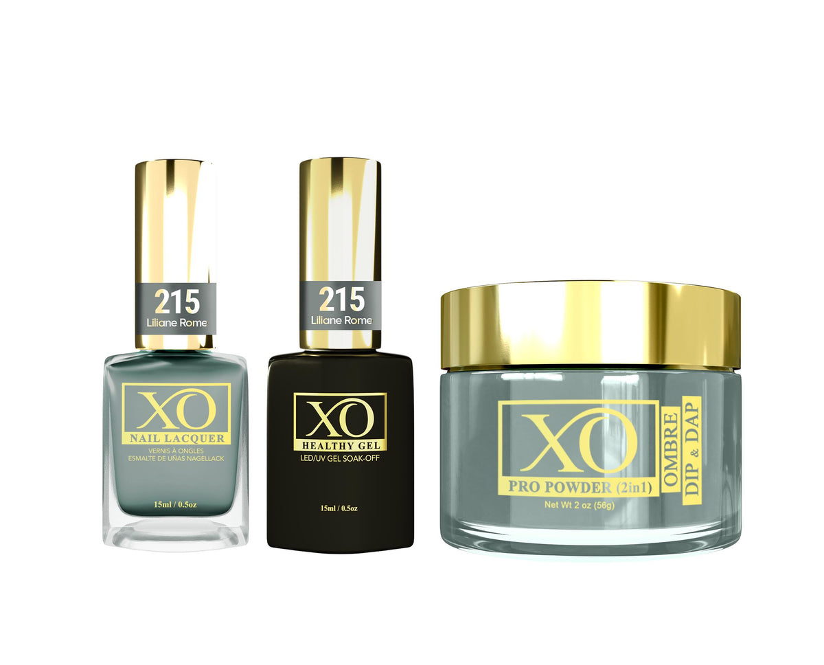 XO 4in1 (Acrylic & Dip, Gel & Lacquer) - Liliane Rome - 215-XO- Nail Supply American Gel Polish - Phuong Ni