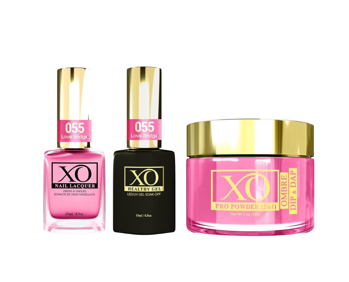 XO 4in1 (Acrylic & Dip, Gel & Lacquer) - Love Bridge - 055-XO- Nail Supply American Gel Polish - Phuong Ni