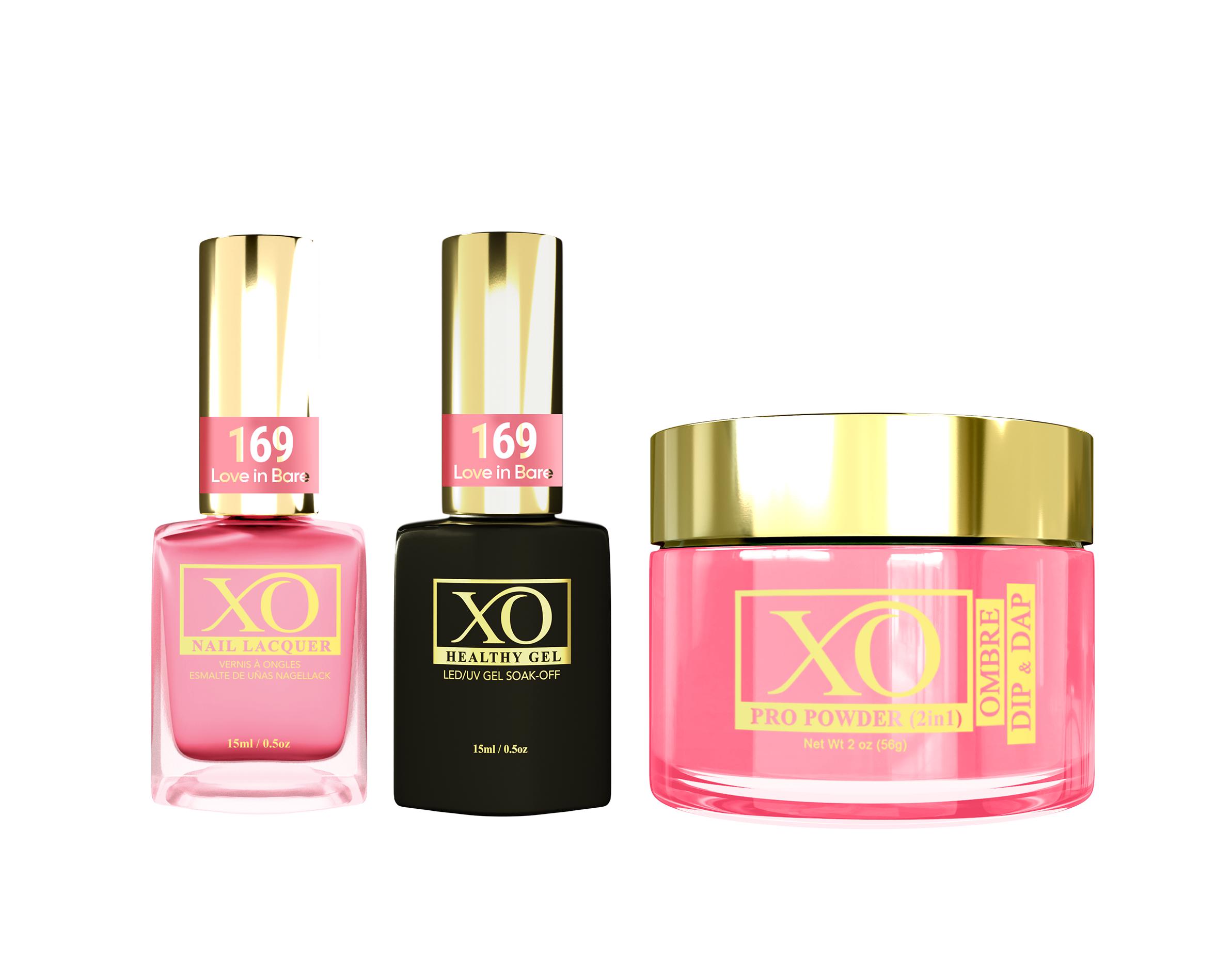 XO 4in1 (Acrylic & Dip, Gel & Lacquer) - Love in Bare - 169-XO- Nail Supply American Gel Polish - Phuong Ni