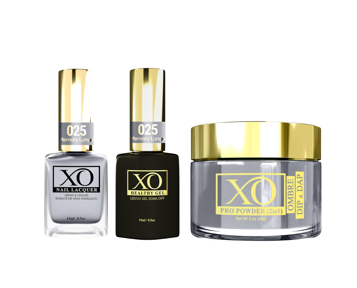 XO 4in1 (Acrylic & Dip, Gel & Lacquer) - Memory Lounge - 025-XO- Nail Supply American Gel Polish - Phuong Ni