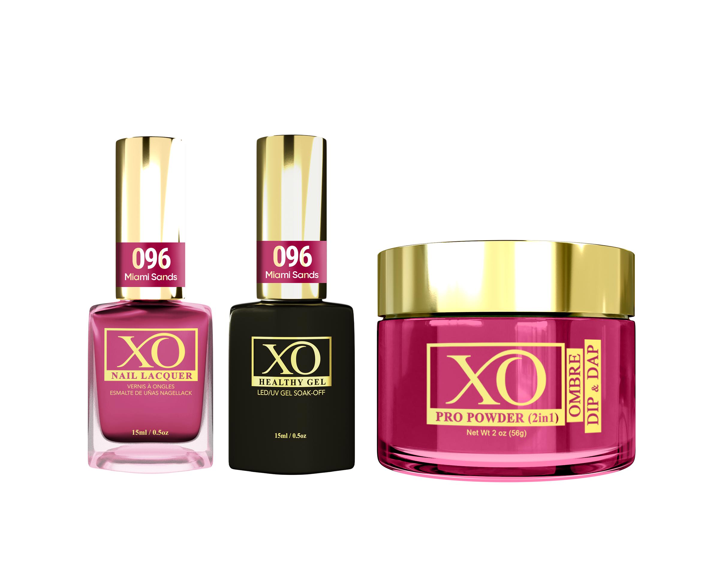 XO 4in1 (Acrylic & Dip, Gel & Lacquer) - Miami Sands - 096-XO- Nail Supply American Gel Polish - Phuong Ni