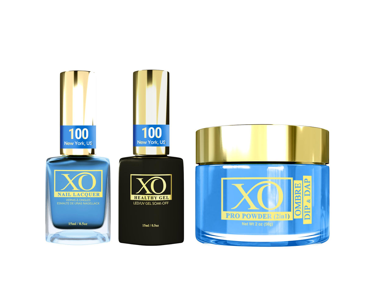 XO 4in1 (Acrylic & Dip, Gel & Lacquer) - New York, US - 100-XO- Nail Supply American Gel Polish - Phuong Ni