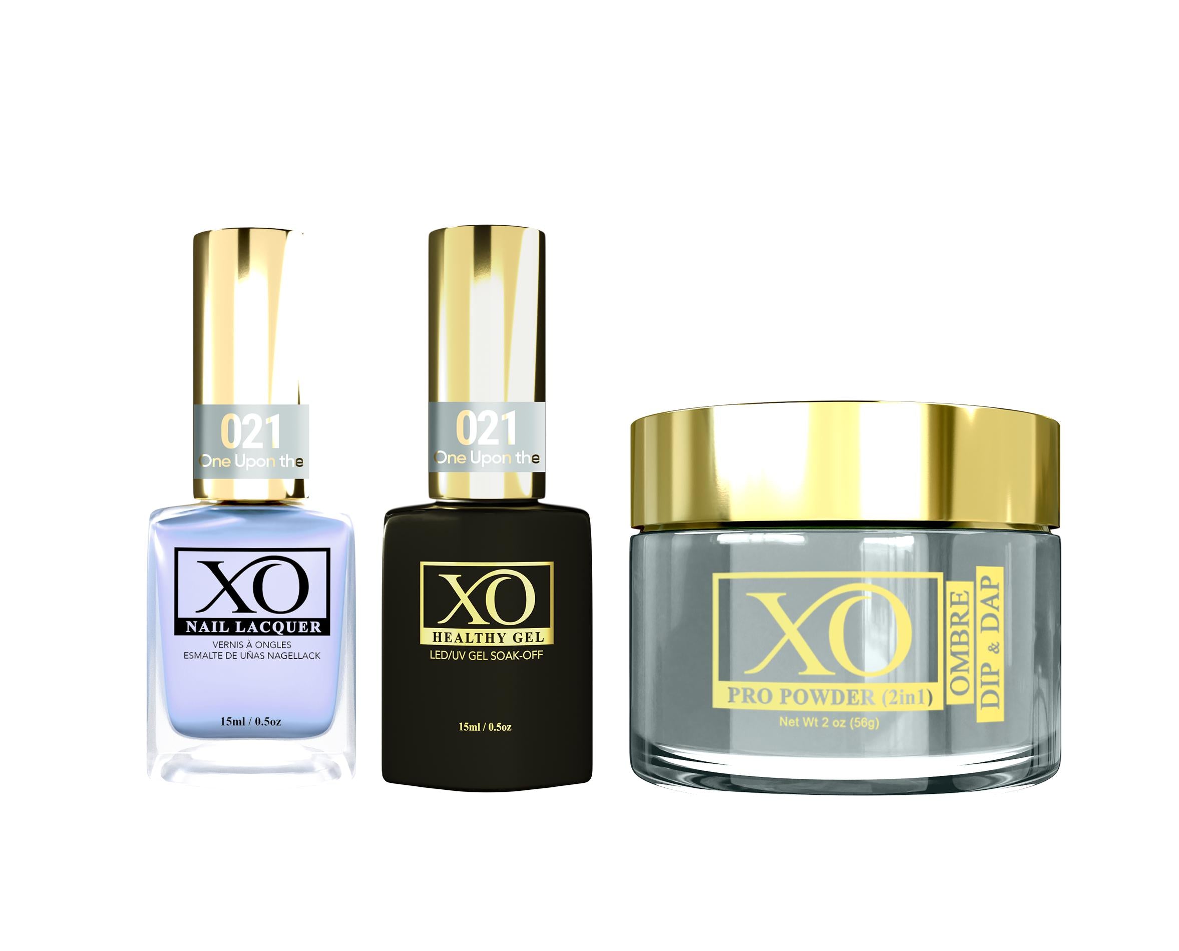 XO 4in1 (Acrylic & Dip, Gel & Lacquer) - Once Upon the Time - 021-XO- Nail Supply American Gel Polish - Phuong Ni