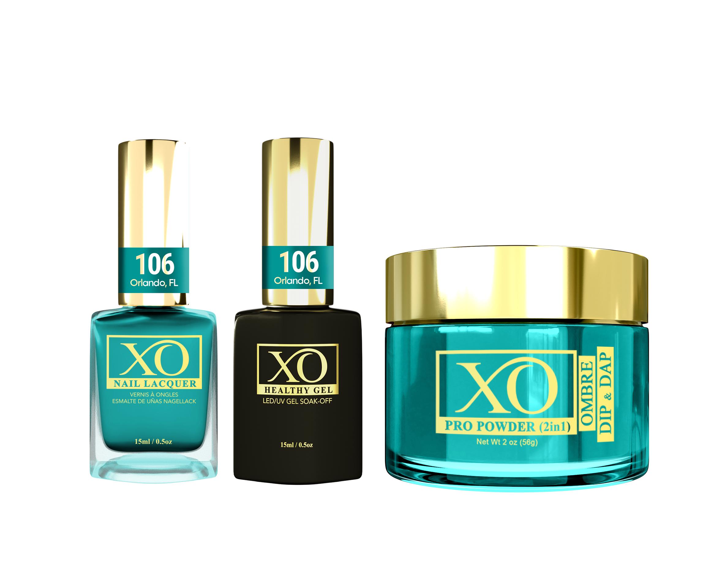 XO 4in1 (Acrylic & Dip, Gel & Lacquer) - Orlando, FL - 106-XO- Nail Supply American Gel Polish - Phuong Ni