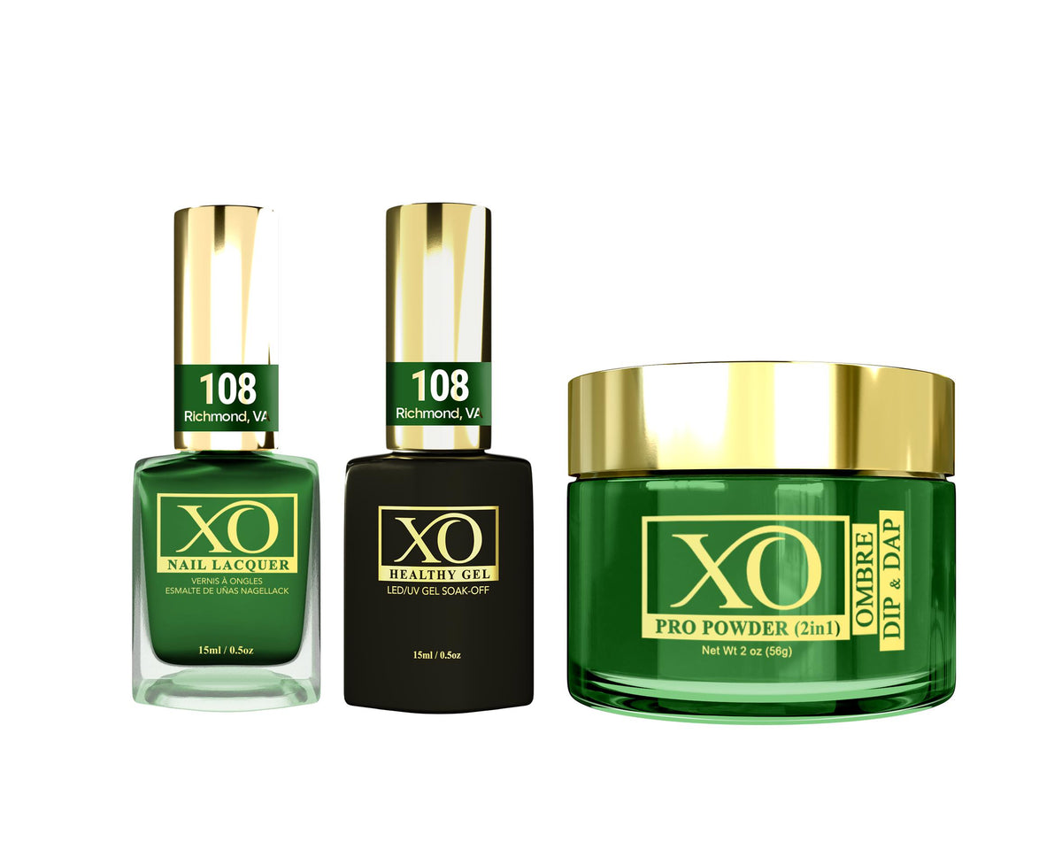 XO 4in1 (Acrylic & Dip, Gel & Lacquer) - Richmond, VA - 108-XO- Nail Supply American Gel Polish - Phuong Ni