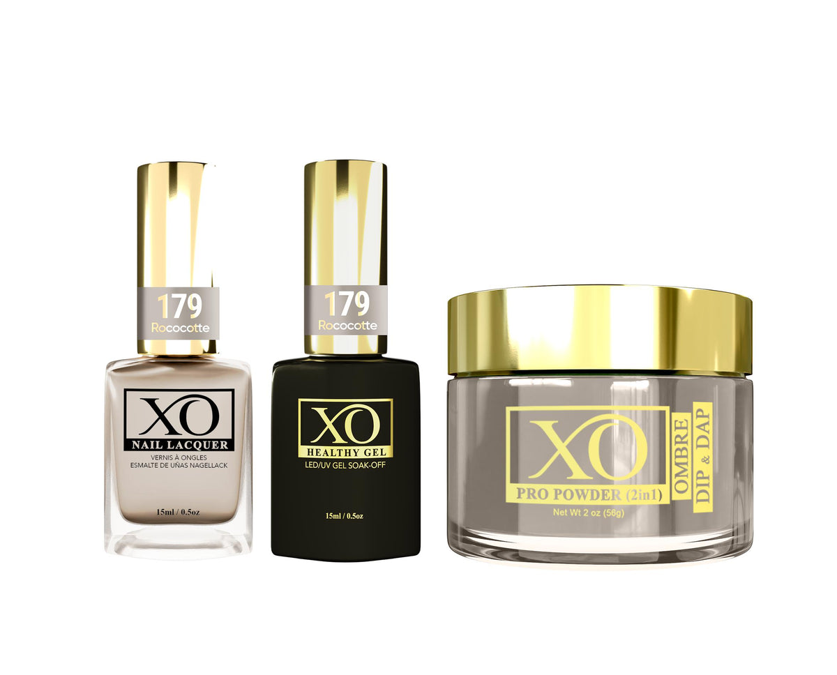 XO 4in1 (Acrylic & Dip, Gel & Lacquer) - Rococotte - 179-XO- Nail Supply American Gel Polish - Phuong Ni