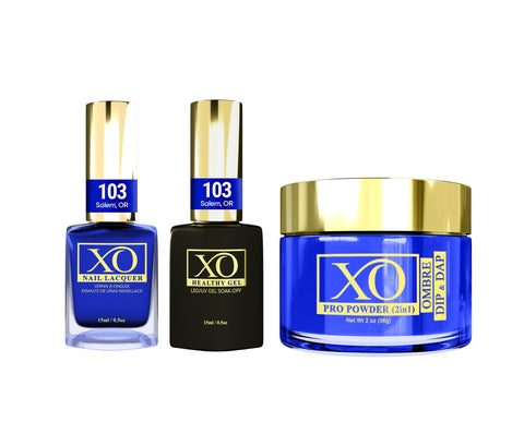 XO 4in1 (Acrylic & Dip, Gel & Lacquer) - Salem, OR - 103-XO- Nail Supply American Gel Polish - Phuong Ni