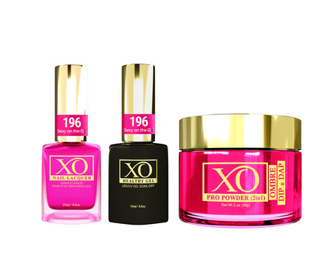 XO 4in1 (Acrylic & Dip, Gel & Lacquer) - Sexy on the Go - 196-XO- Nail Supply American Gel Polish - Phuong Ni