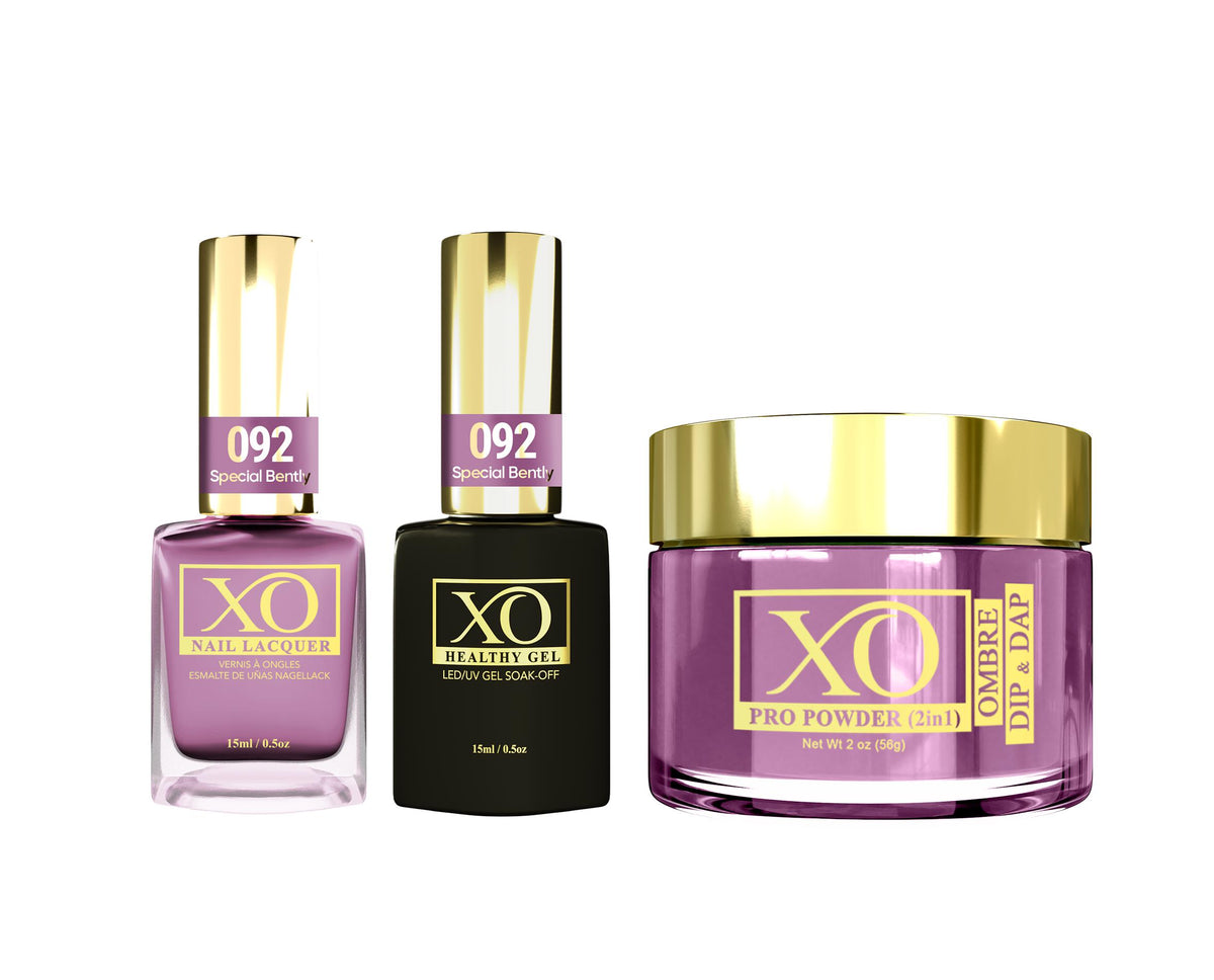 XO 4in1 (Acrylic & Dip, Gel & Lacquer) - Special Bently - 092-XO- Nail Supply American Gel Polish - Phuong Ni