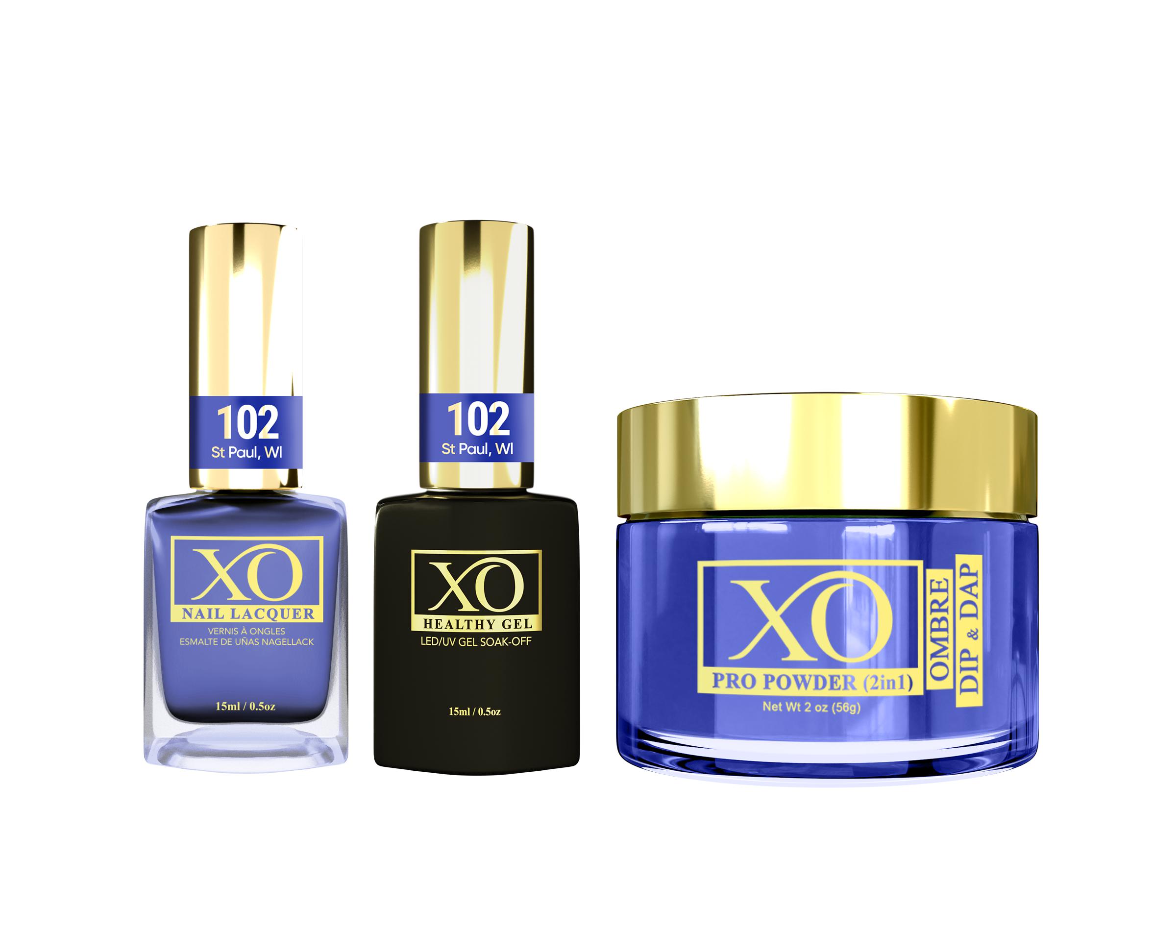 XO 4in1 (Acrylic & Dip, Gel & Lacquer) - St Paul, WI - 102-XO- Nail Supply American Gel Polish - Phuong Ni