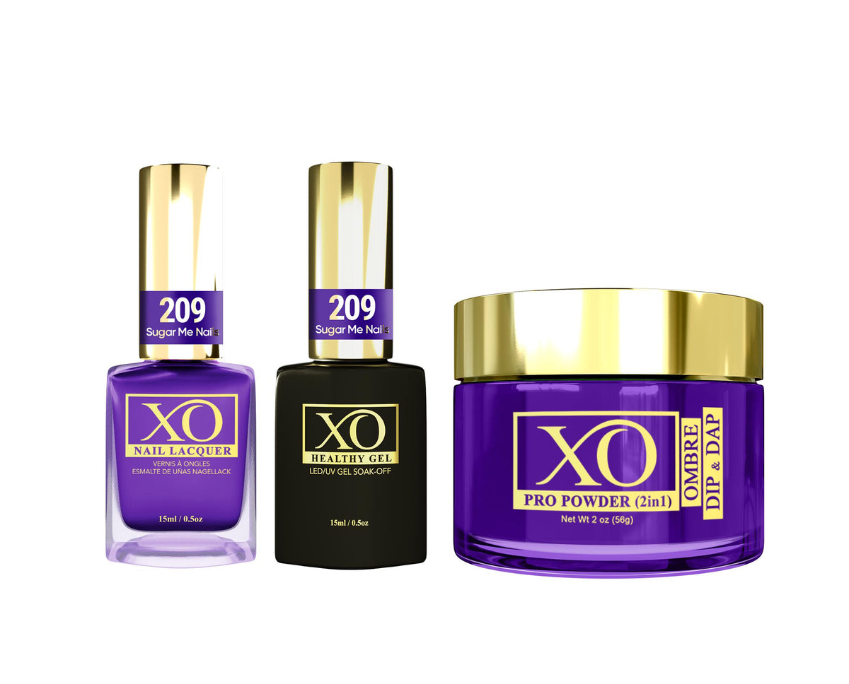 XO 4in1 (Acrylic & Dip, Gel & Lacquer) - Sugar Me Nails - 209-XO- Nail Supply American Gel Polish - Phuong Ni