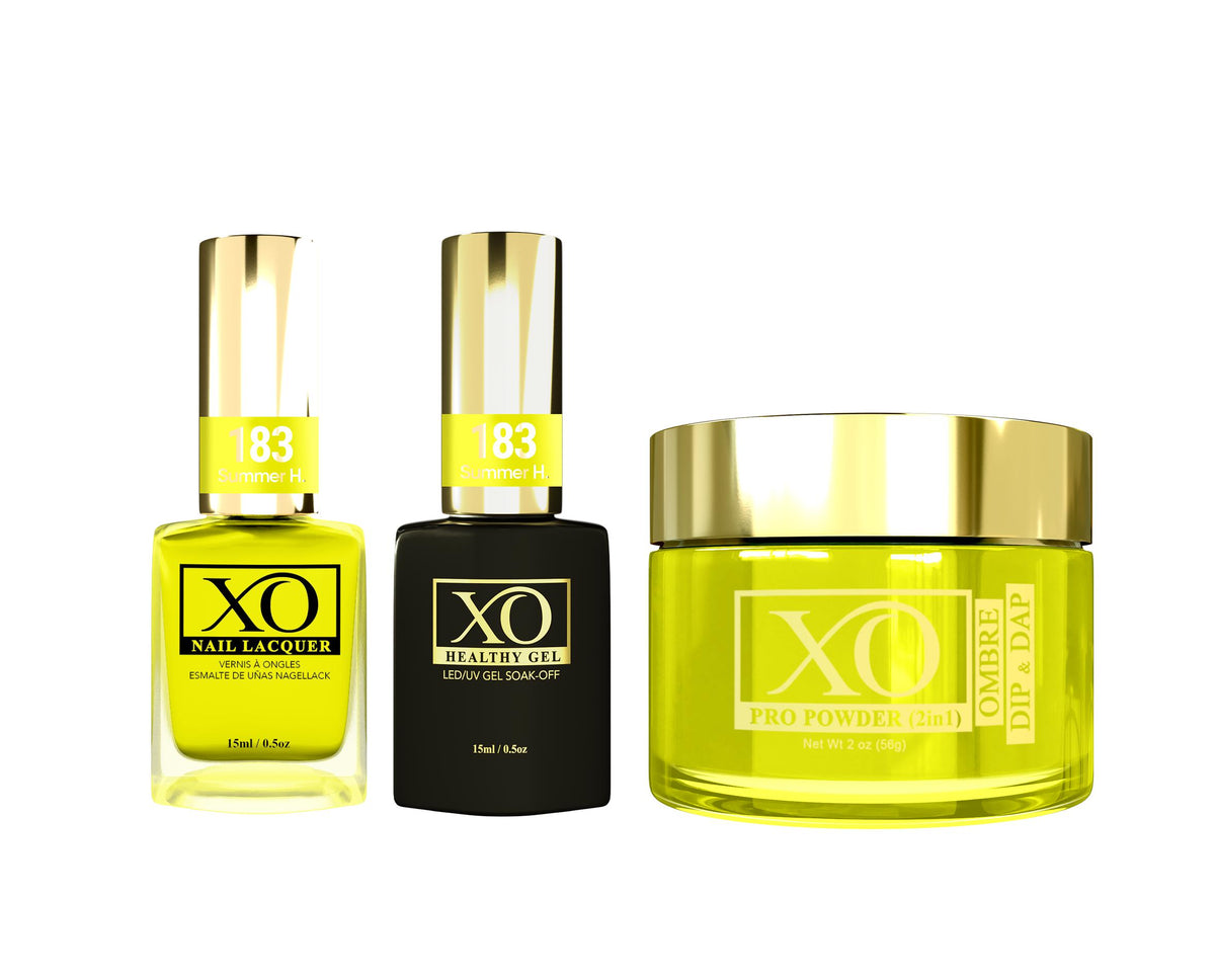 XO 4in1 (Acrylic & Dip, Gel & Lacquer) - Summer H. - 183-XO- Nail Supply American Gel Polish - Phuong Ni