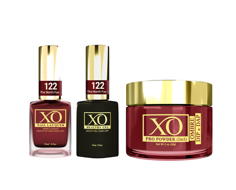 XO 4in1 (Acrylic & Dip, Gel & Lacquer) - The North Face - 122-XO- Nail Supply American Gel Polish - Phuong Ni