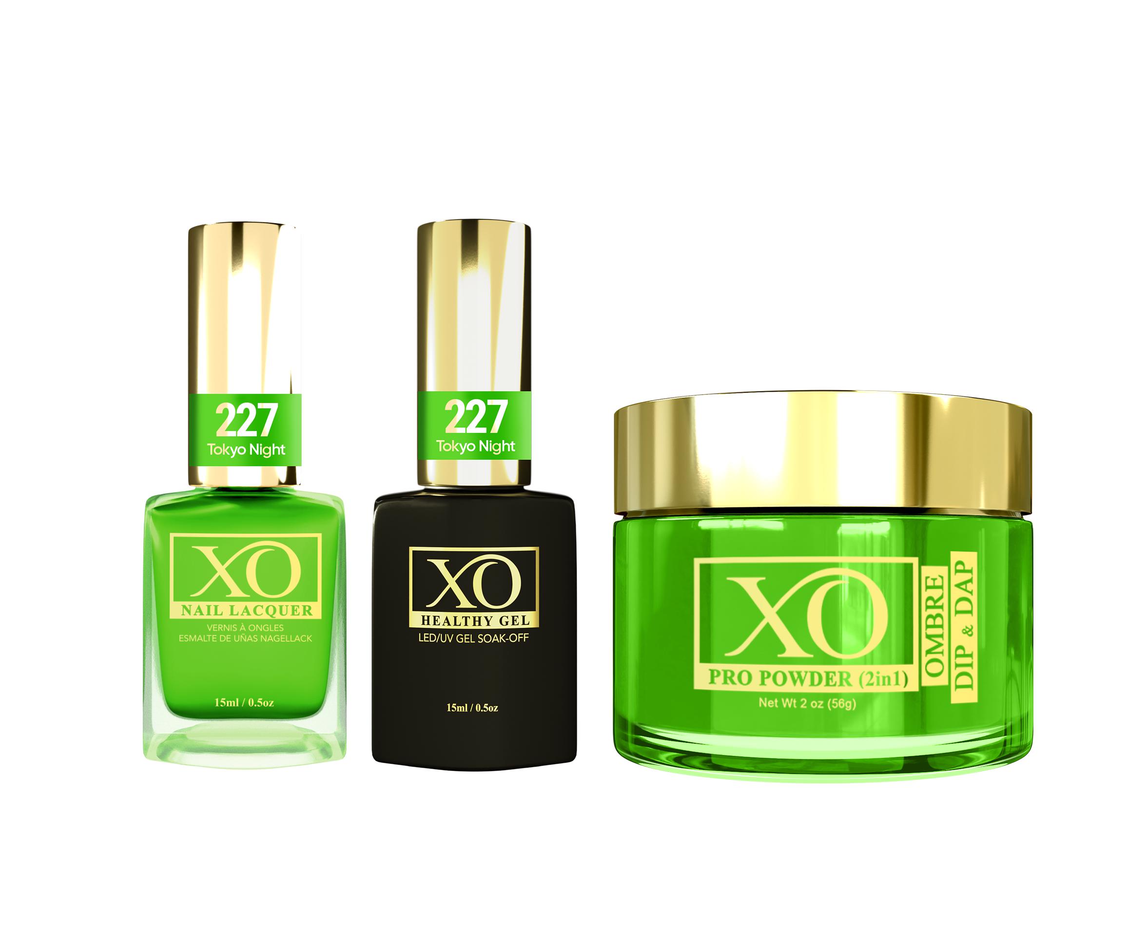 XO 4in1 (Acrylic & Dip, Gel & Lacquer) - Tokyo Night - 227-XO- Nail Supply American Gel Polish - Phuong Ni